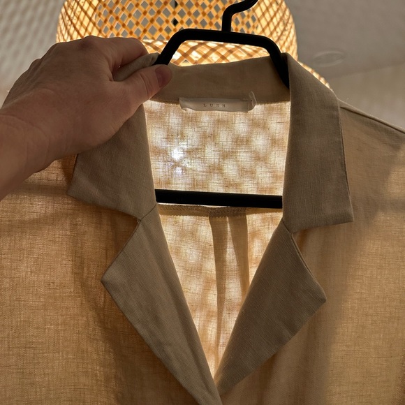 Lush linen jumpsuit size S - Picture 10 of 11